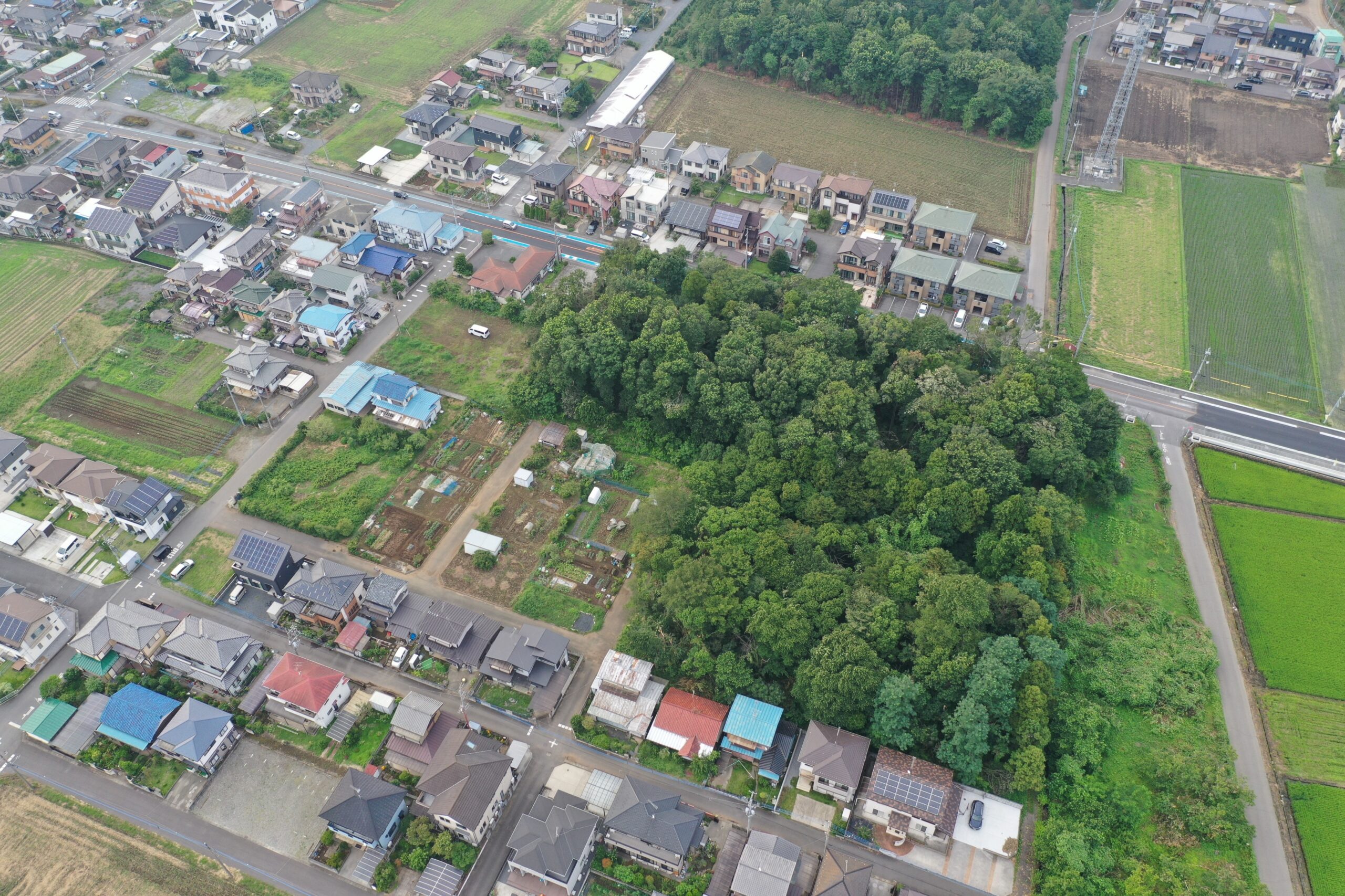 造成・設置前:栃木・野木町南赤塚